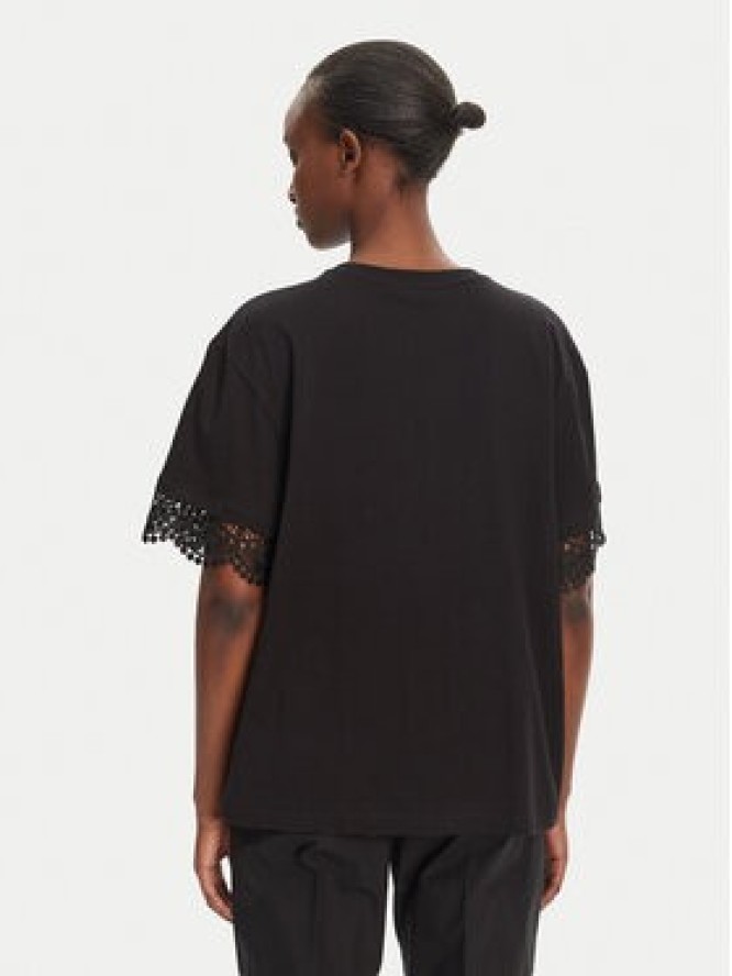 TWINSET T-Shirt 251TT2410 Czarny Relaxed Fit
