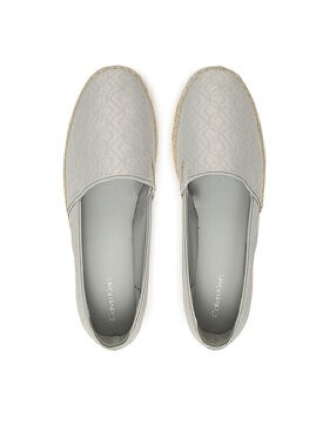 Calvin Klein Espadryle Flat Espadrille - Jacq HW0HW02467 Szary