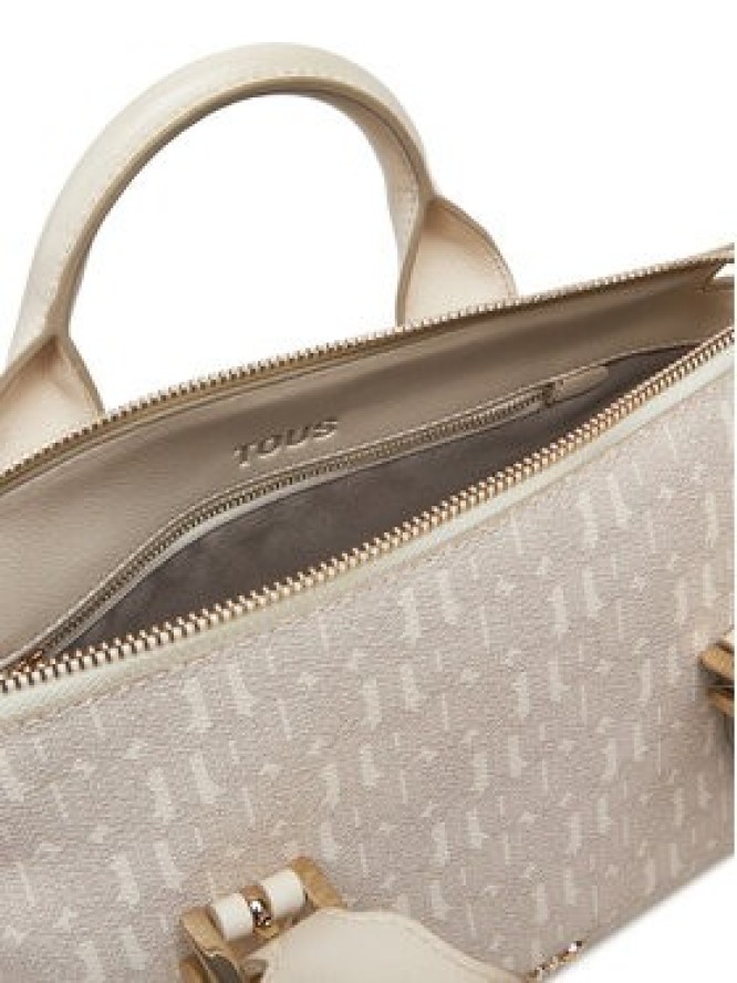 TOUS Torebka Bowling Tous Buckles Silhouette 2002201501 Beżowy