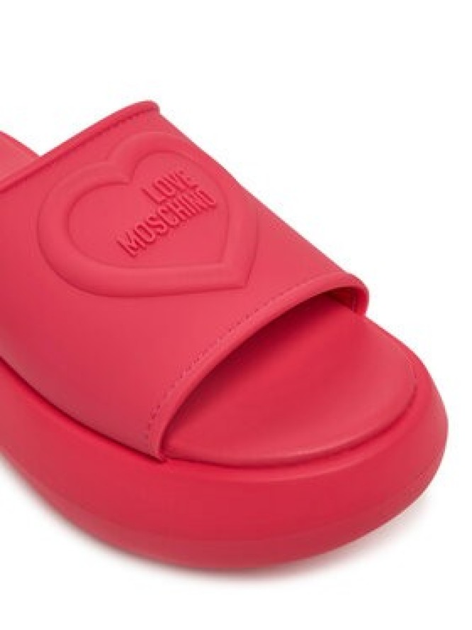 LOVE MOSCHINO Klapki JA28207I0MI40604 Różowy