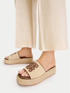 Nine West Klapki EO-259-8201 Beżowy