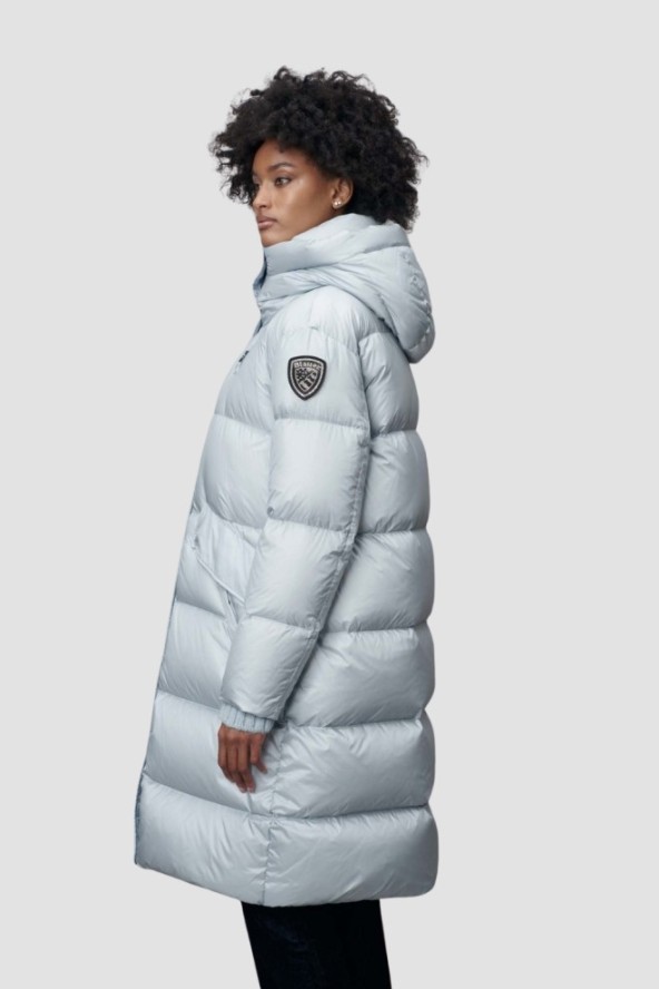 BLAUER Błękitny damski płaszcz Lena Raincoat Long Jackets, Rozmiar XS