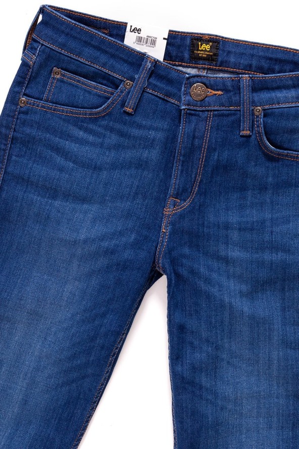 SPODNIE DAMSKIE LEE SCARLETT BRIGHTBLUE WORN L526PFRU 112111791