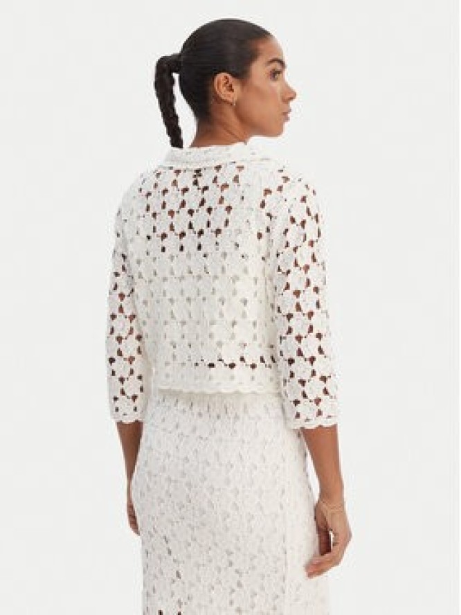 Fracomina Kardigan FR26ST8018K488R6 Écru Regular Fit