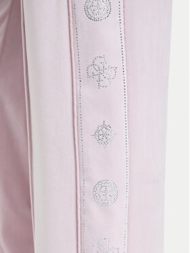 Guess Spodnie dresowe V6BB10 K6303 Różowy jasny Regular Fit