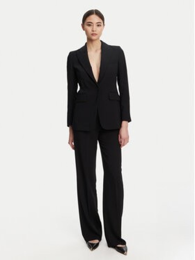 Marella Spodnie palazzo Pascia 2523136053 Czarny Wide Leg