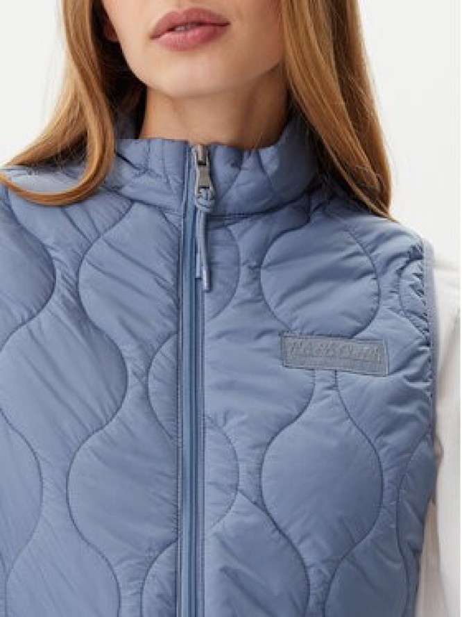 Napapijri Bezrękawnik A-Belle V NP0A4IF8 Niebieski Regular Fit