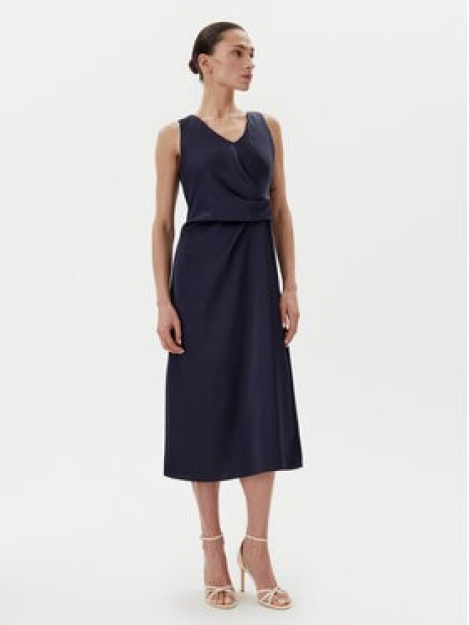 Rinascimento Sukienka koktajlowa CFC0122928003 Granatowy Regular Fit