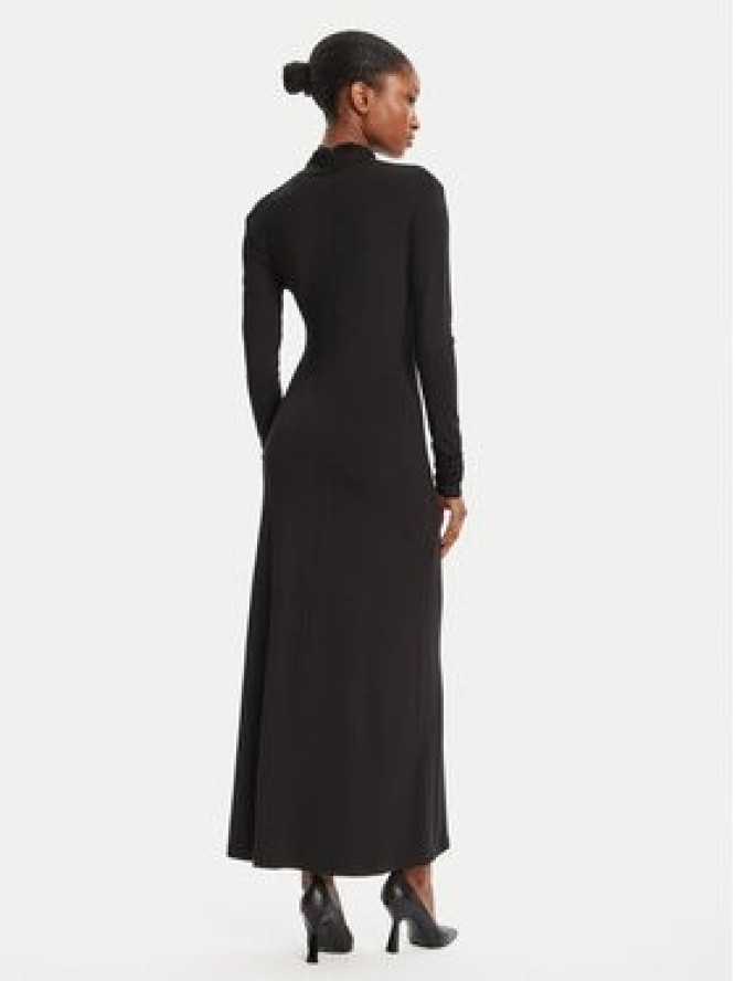 Simona Corsellini Sukienka wieczorowa A25CPAB00601 Czarny Slim Fit