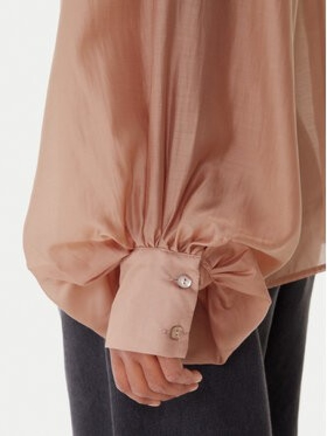 ViCOLO Bluzka TF0314 Brązowy Regular Fit