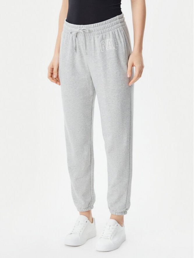 Gap Spodnie dresowe 889527-01 Szary Relaxed Fit
