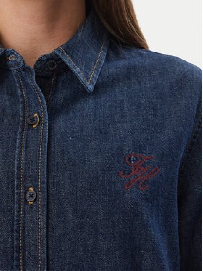 Tommy Hilfiger Koszula jeansowa WW0WW52176 Granatowy Relaxed Fit
