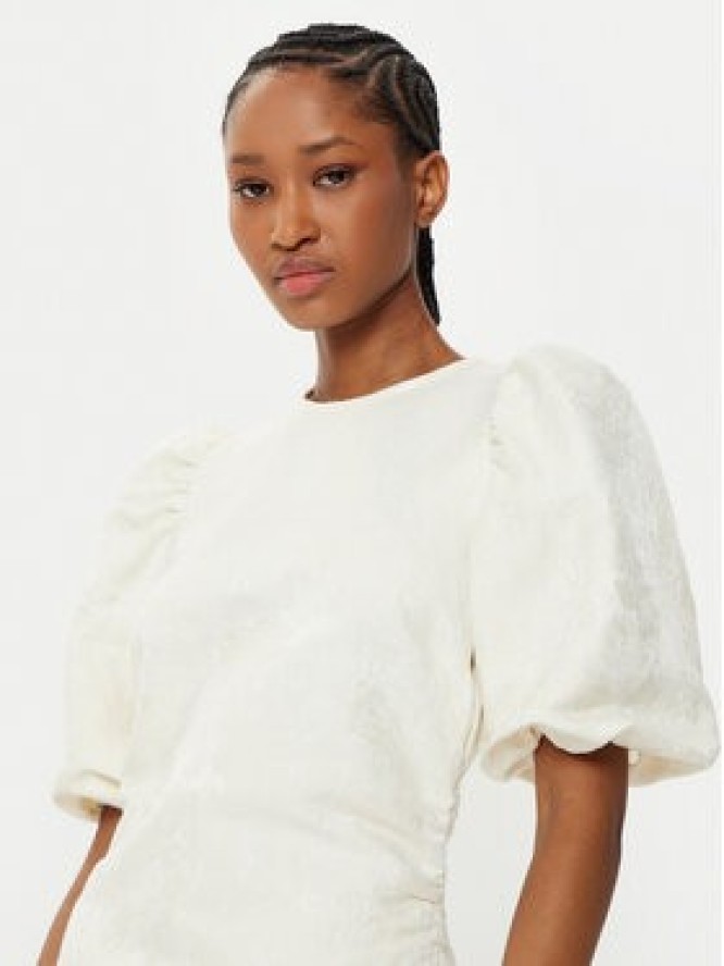 IVY OAK Sukienka koktajlowa Nissa IO117654 Écru Slim Fit