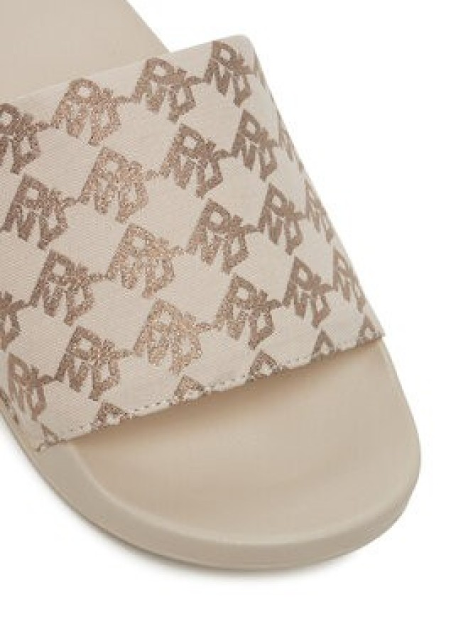 DKNY Klapki Zella K2533210 Beżowy