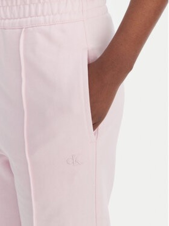 Calvin Klein Jeans Spodnie dresowe Archive Logo LV047B240G Różowy Regular Fit