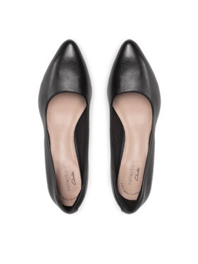 Clarks Półbuty Linvale Jerica 261372084 Czarny