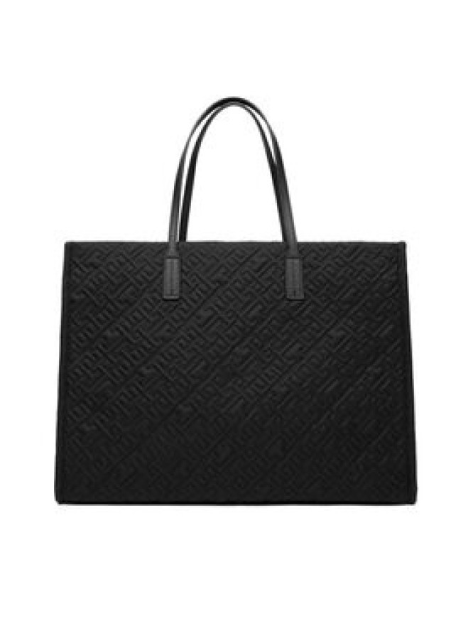 Tommy Hilfiger Torebka Th City Tote Mono Nylon AW0AW18163 Czarny