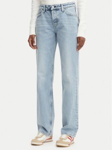 Tommy Jeans Jeansy Sophie DW0DW23582 Niebieski jasny Straight Fit