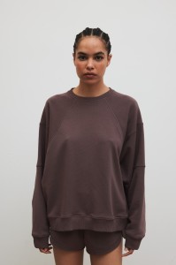 Bluza damska z przeszyciami w kolorze PURPLE TAUPE - NORD-UNI