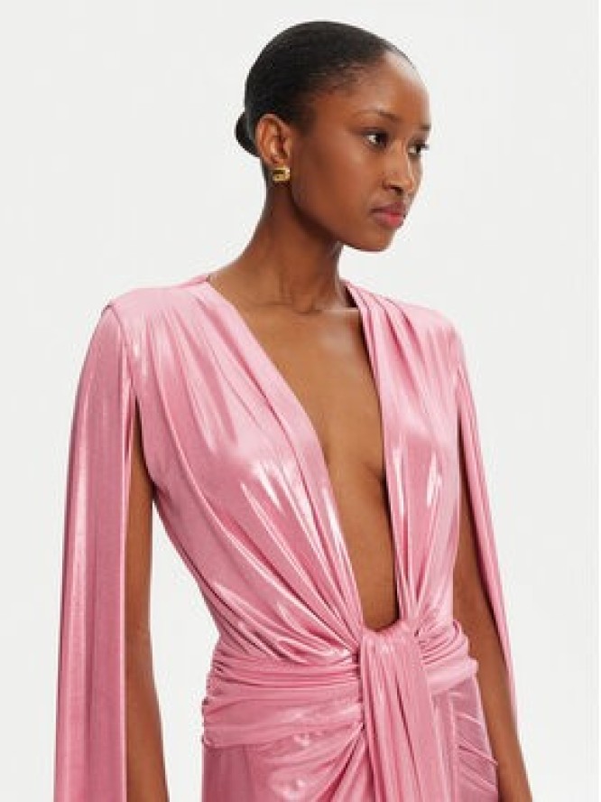 Babylon Sukienka wieczorowa MF0223 Różowy Regular Fit