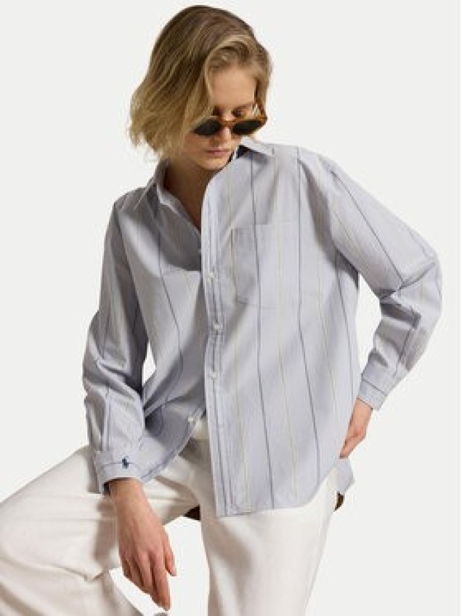 Polo Ralph Lauren Koszula 211B17125002 Niebieski jasny Oversize