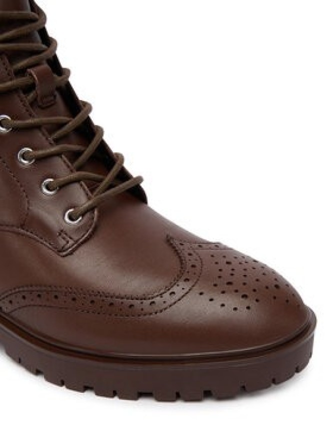 LAUREN RALPH LAUREN Trzewiki Alysn 802977885002 Brązowy