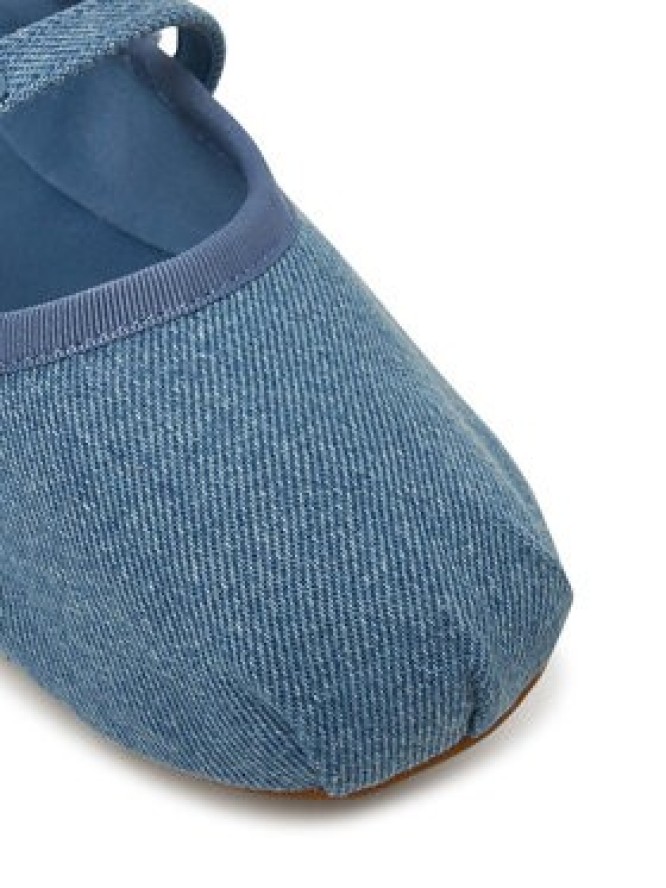 Tommy Jeans Baleriny Ballerina Denim EN0EN02782 Niebieski