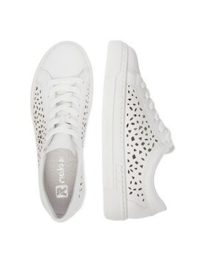 Rieker Sneakersy CEO-L8831-80 Biały