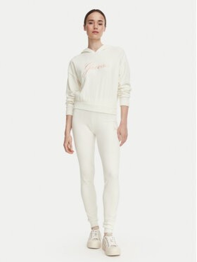 Guess Spodnie dresowe O6BB02 Z1149 Kremowy Regular Fit