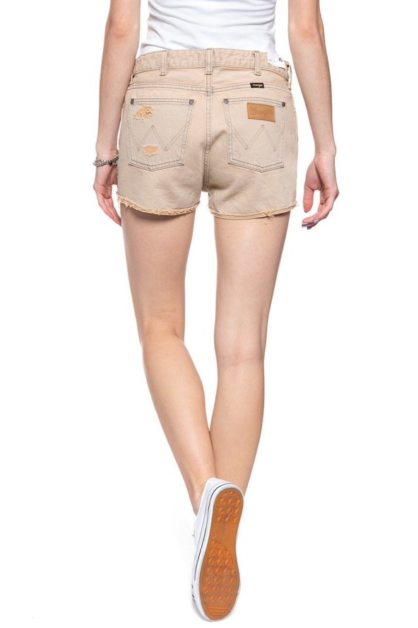 DAMSKIE SPODENKI WRANGLER THE SHORT SANDY BLUSH W27XRJ249 112128208