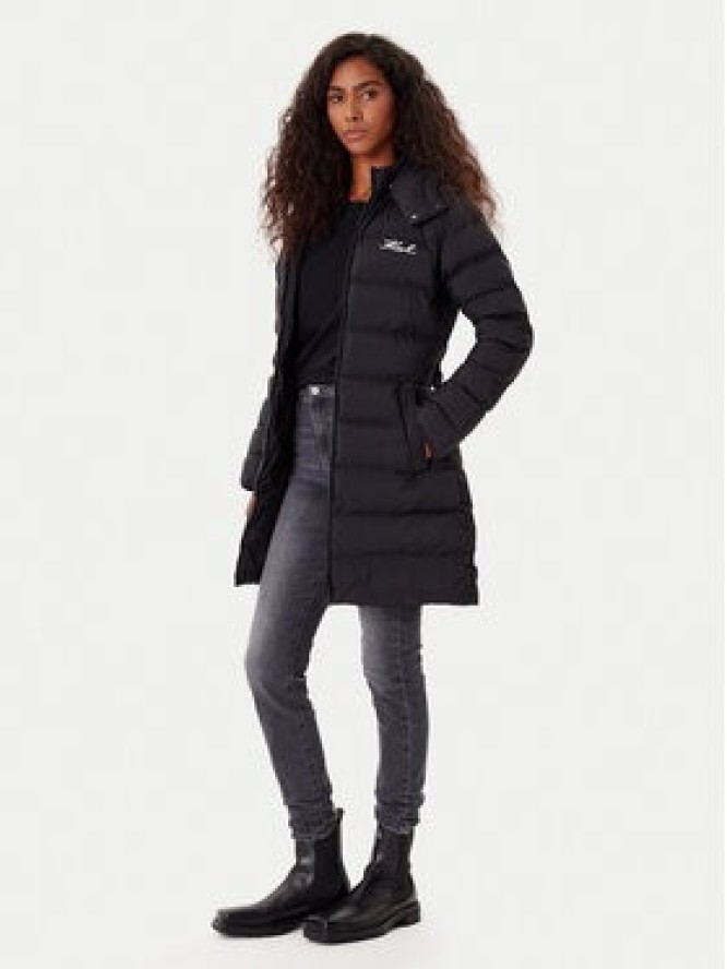 KARL LAGERFELD Kurtka zimowa A1W15047 Czarny Slim Fit