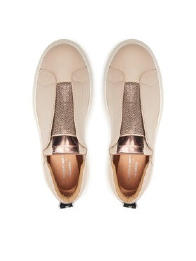 Alexander Smith Sneakersy Wembley Slip-On ASBEWLW-1203 Kremowy