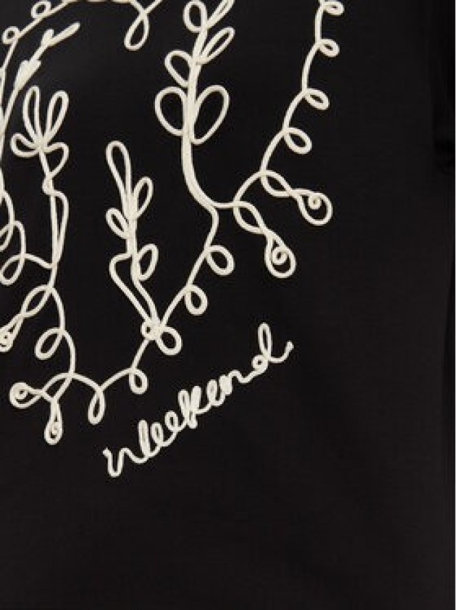 Weekend Max Mara T-Shirt Lecco 2515941052 Czarny Boxy Fit