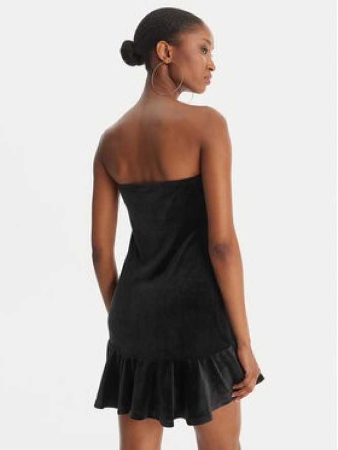 Juicy Couture Sukienka codzienna Ruffle JCWED126311 Czarny Slim Fit