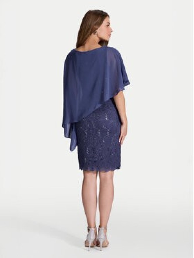 Swing Sukienka koktajlowa 77760410 Niebieski Regular Fit