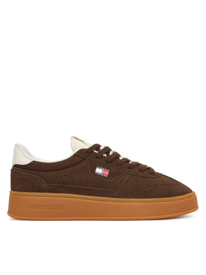 Tommy Hilfiger Sneakersy The Greenwich Edge Max Suede EN0EN02989 Brązowy