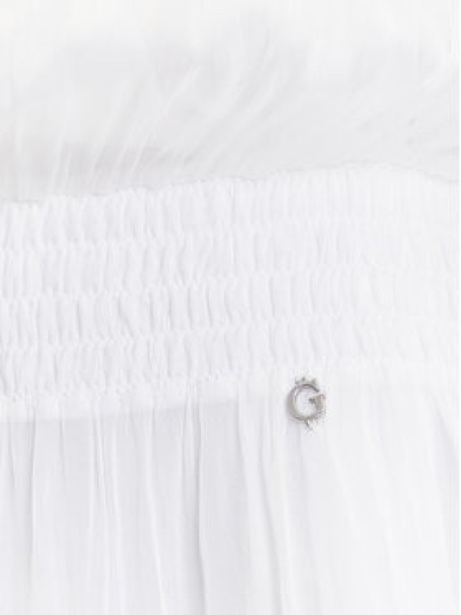 Guess Sukienka codzienna W5GK24 WE550 Biały Classic Fit