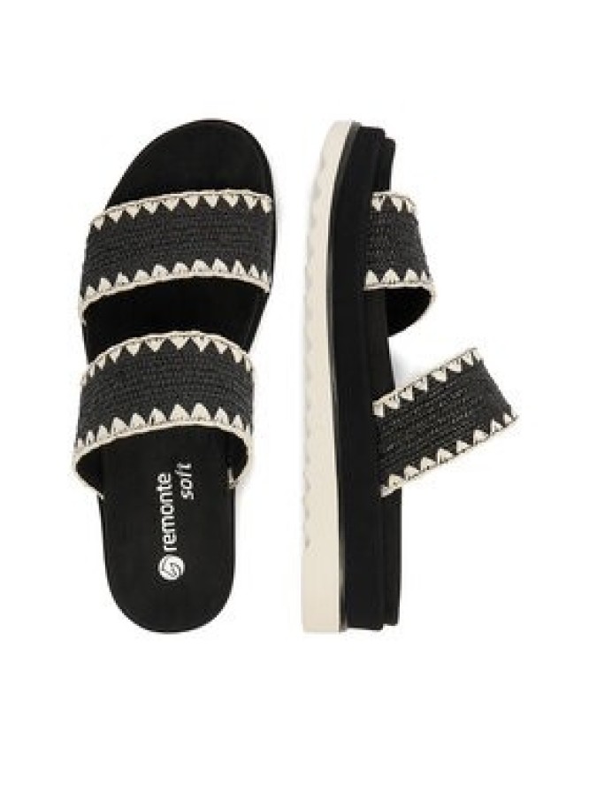 Remonte Klapki CEO-D3P52-03 Czarny