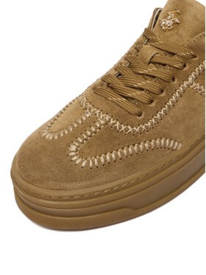 Beverly Hills Polo Club Sneakersy EO-WI16-MALMO-01 Beżowy ciemny