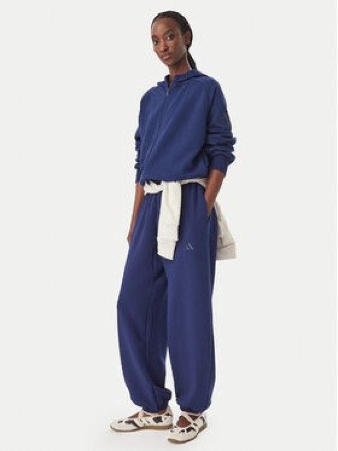 adidas Spodnie dresowe Soft Lux KS7879 Niebieski Loose Fit