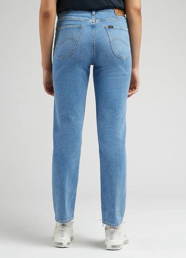 LEE DAMSKIE SPODNIE JEANSOWE LEE CAROL ROCKY BLUE 112328372