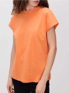 T-shirt z raglanowym rękawem - pomarańczowy