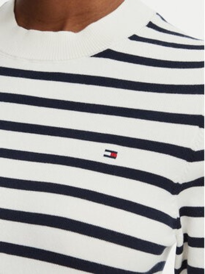Tommy Hilfiger T-Shirt WW0WW49705 Kremowy Regular Fit
