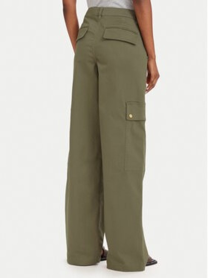 MICHAEL Michael Kors Spodnie cargo MT631013X6 Beżowy ciemny Wide Leg