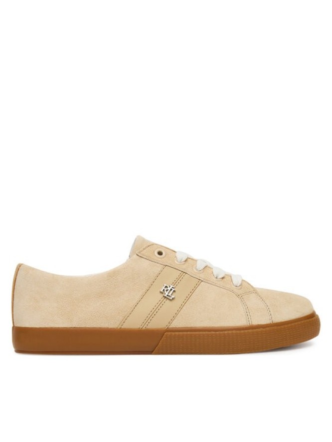 LAUREN RALPH LAUREN Sneakersy Janson II 802868344004 Beżowy