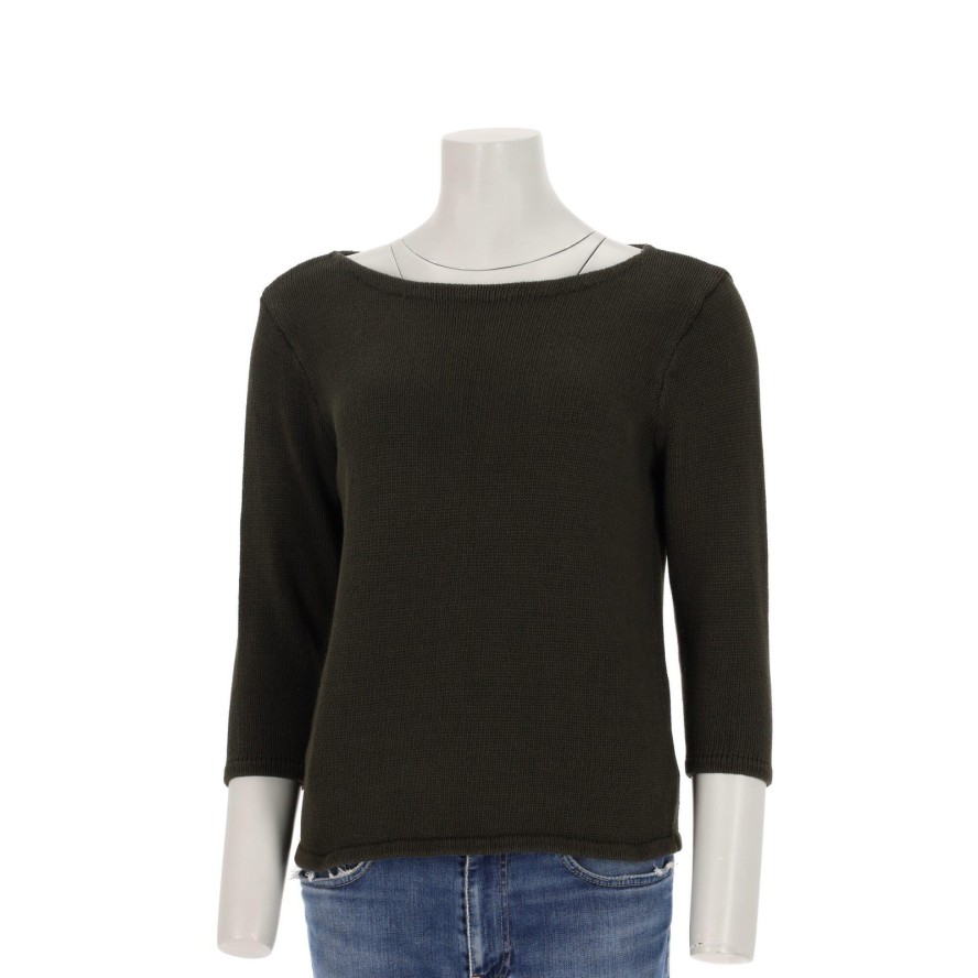 Second life - Lauren Ralph Lauren Sweter damski khaki - Jak nowy