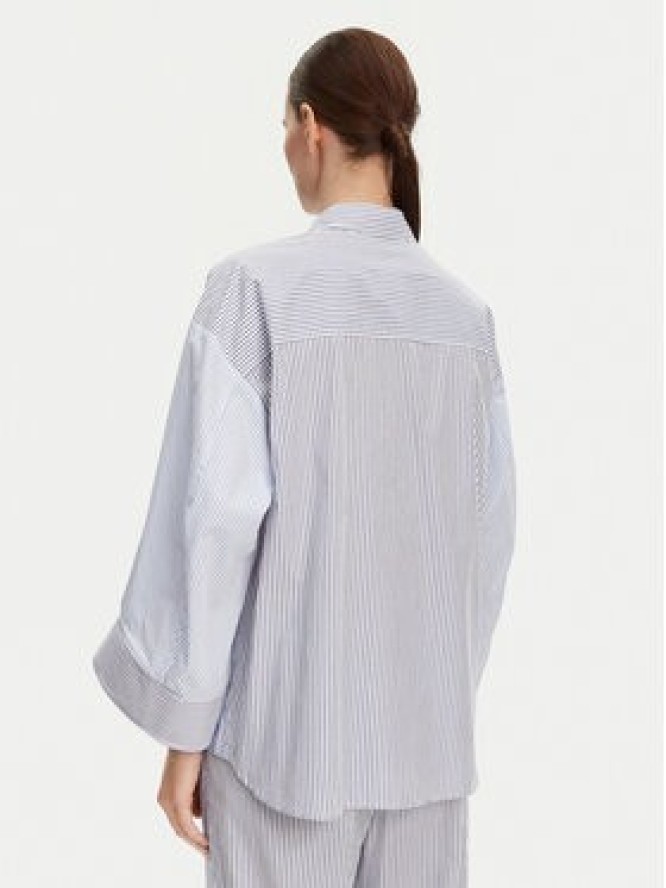 Munthe Koszula Filberto 251102325126 Niebieski Oversize