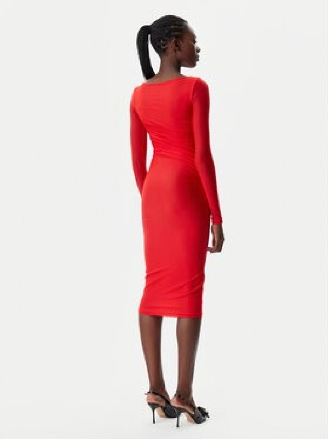 PINKO Sukienka koktajlowa 104838 A2H1 R48 Czerwony Slim Fit