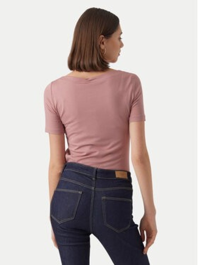 Vero Moda T-Shirt Panda 10231753 Różowy Regular Fit