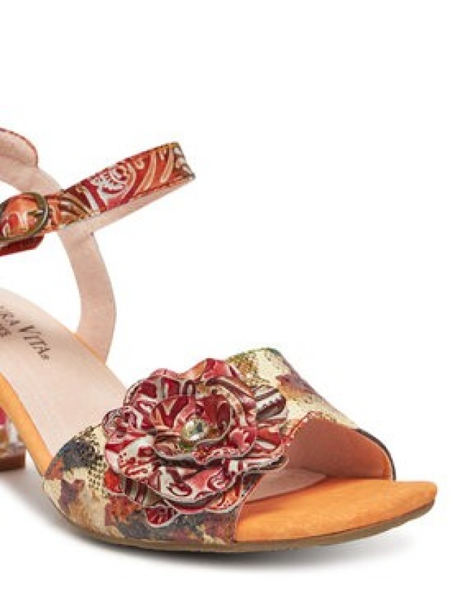 Laura Vita Sandały Lucieo 25 Pomarańczowy